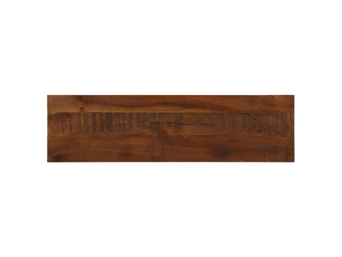 Vidaxl Tampo De Mesa Retangular 100x20x3,8cm Madeira Recuperada Maciça