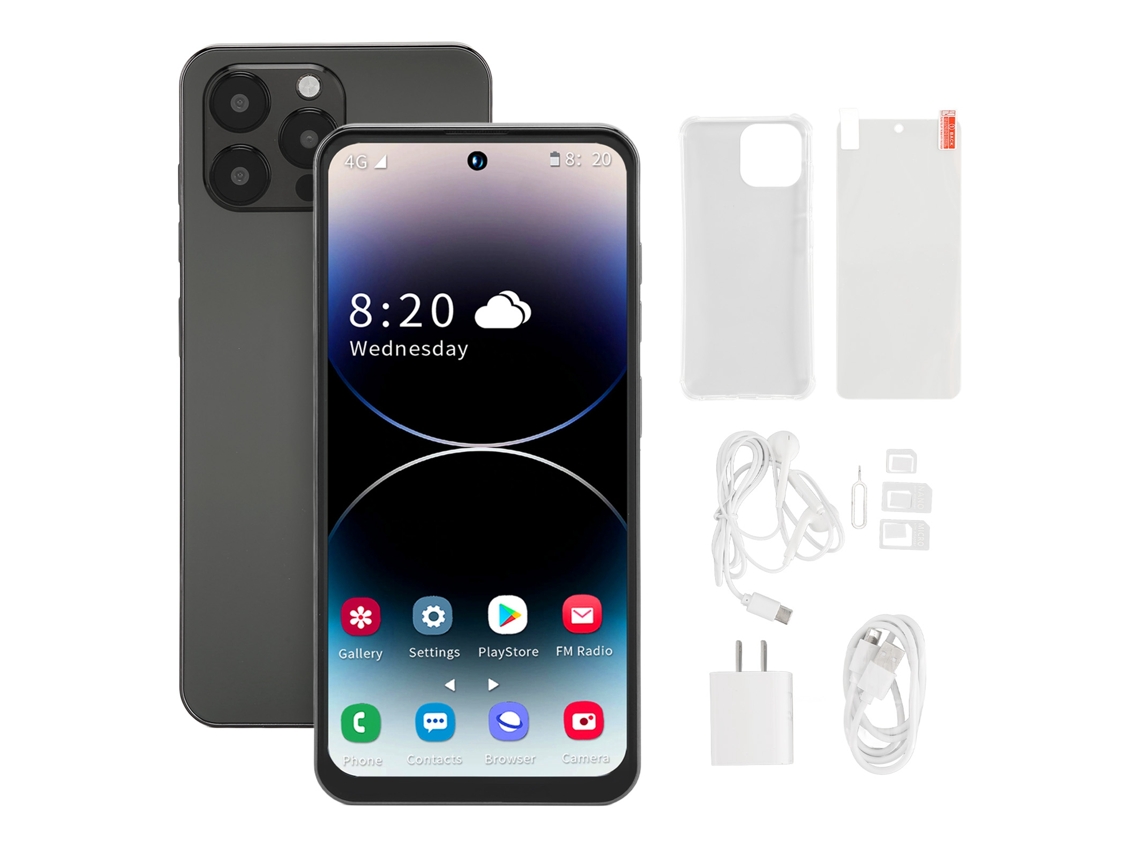 Smartphone Laxiscreed Android 12 4g Com Bateria De 4000mah Para Uso Intenso