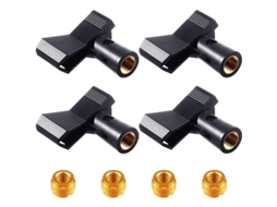 Clipes de Microfone com 4 Adaptadores Ajustáveis | S/MARCA