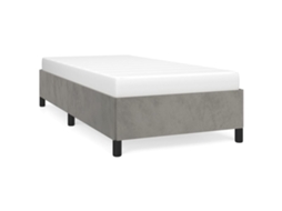 Bed Frame, Bed Frames Vidaxl Cinzeto Veludo (90 X 200 Cm)