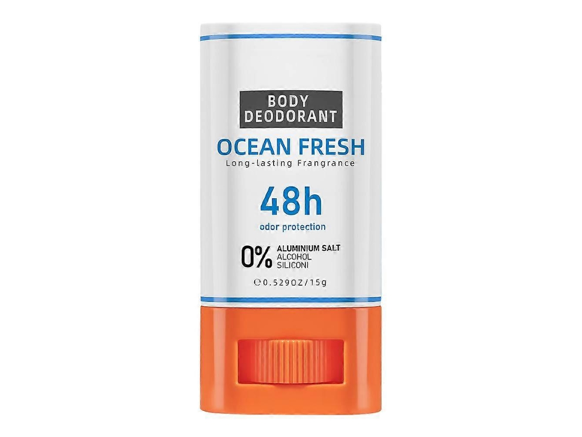 Glacier Solid Body Deodorant Stick - 48h Freshness, Non Greasy--ocean