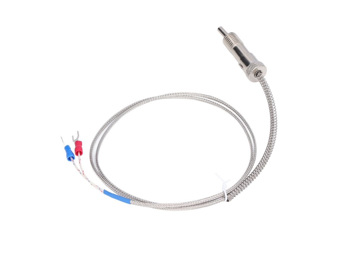 Termopar Tipo K De Níquel-silício Com Mola De Compressão Para Sensor De Temperatura M12 1m