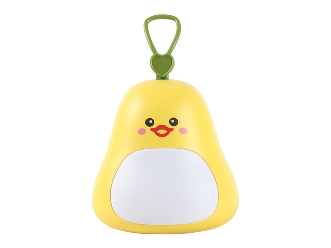 Luz Noturna Pêra Carregamento Usb 3 Níveis de Brilho Decorativa para Quarto Infantil