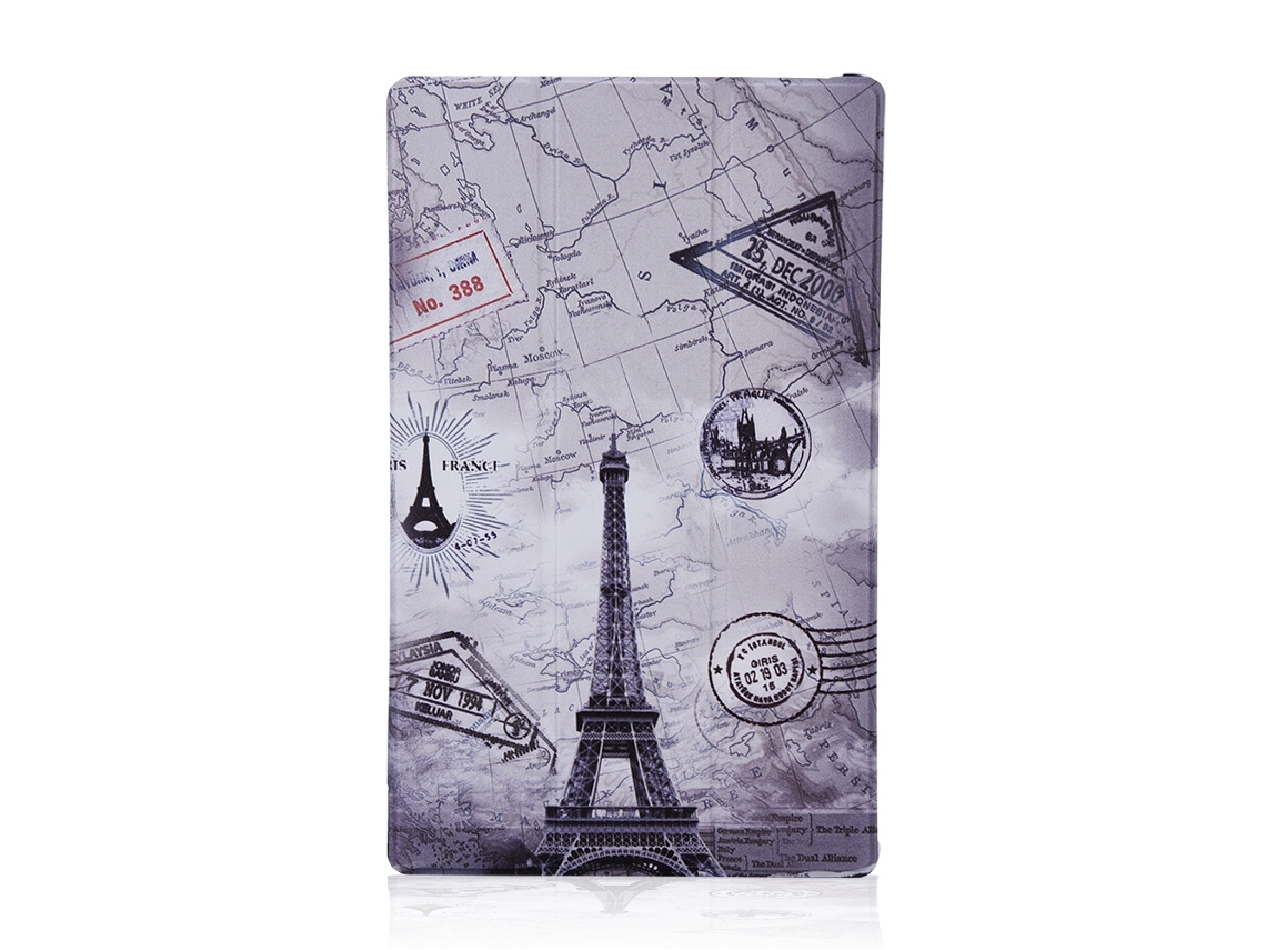 Case (flip Stand Auto Sleep/wake) Capa Amazon Fire Hd 10 2017 (torre De Ferro Vintage)