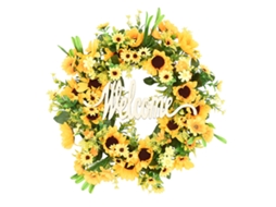 Colar de Girassol para Porta Decoração Nórdica LAXISCREED