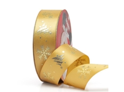 Fita De Natal 2,5cm X 22m Fitas De Natal Para Embrulho De Presente Hengjian