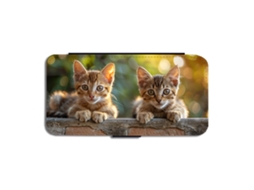 Capa Flip Para Iphone 17 Pro Com Gatinhos Fofos