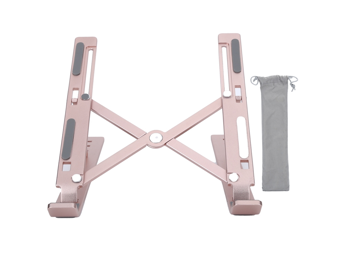 Lurelia Suporte Para Portátil Ajustável, Dobrável, Antiderrapante, Com Ventilação, Em Liga De Alumínio, Para 15,6 Polegadas