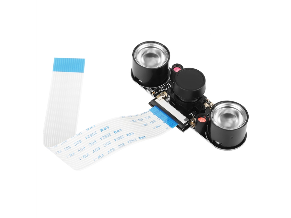 Módulo Câmera 5mp Visão Noturna 130° Ângulo para Raspberry Pi B 3/2