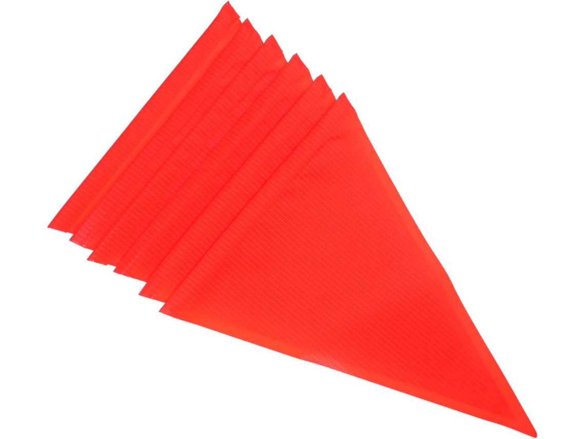 Bandeiras De Segurança Para Bicicleta Em Pvc Vermelho De Alta Visibilidade, Fáceis De Remover.