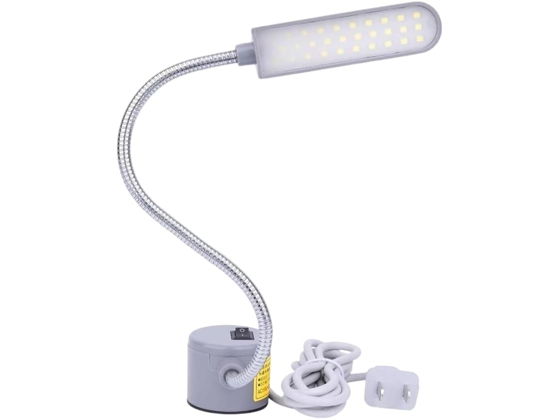 Lâmpada De Trabalho Multifuncional Com Base Magnética, Led De 6w (30 Leds)