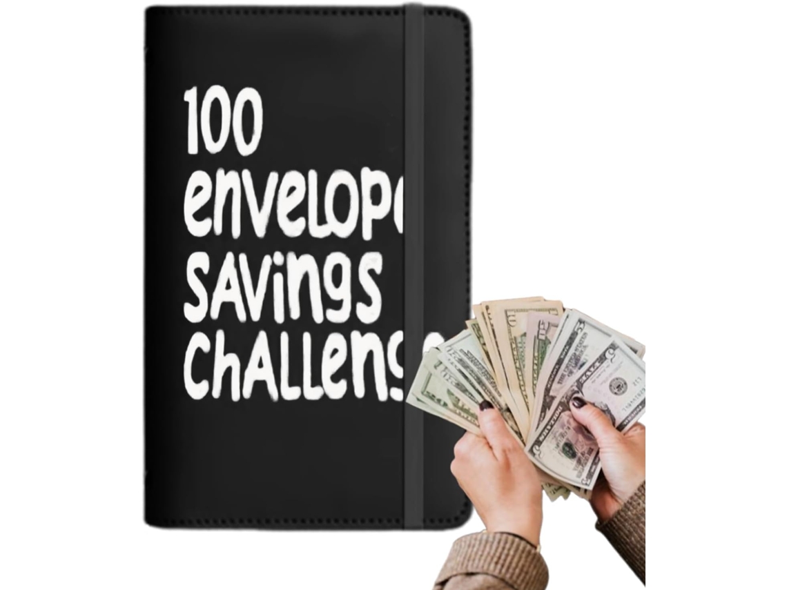 Challenge D'économies Com Envelopes 100 Jours Classeur Recarregável