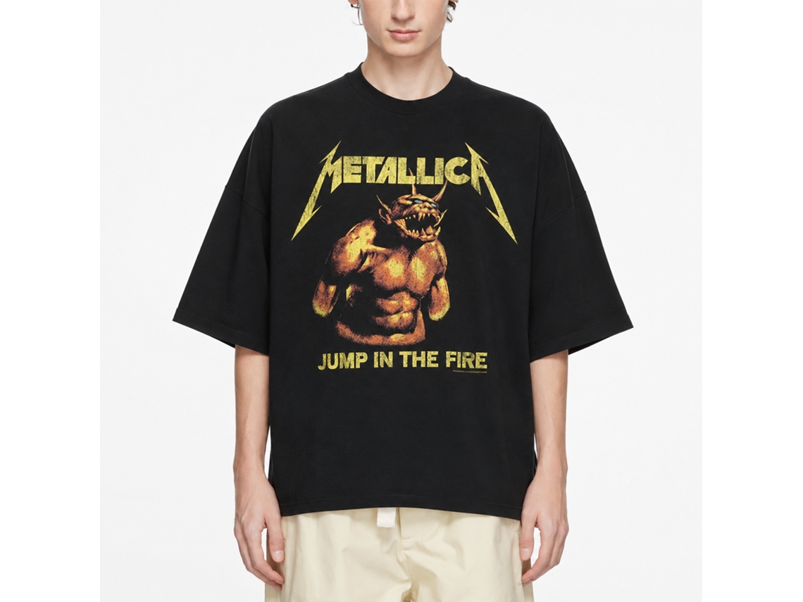 Metallica Jump In The Fire Vintage T-shirt Classic Unisex Adults Size:s