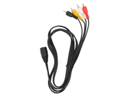 Cabo Adaptador LAXISCREED 5 pin Din Fêmea para 4 Rca Macho 4.9ft