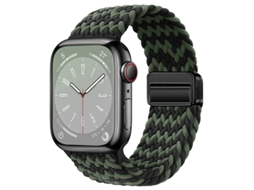 Bracelete Para Apple Watch 38/40/41/42mm Preto-verde Cuich