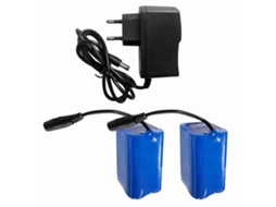 2 Baterias de Lítio 12000mah com Carregador para Barcos de Isca | S/MARCA