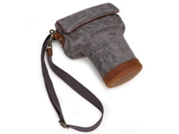 Bolsa De Proteção Para Câmera, Bolsa Para Fotos, Lona, Couro Legítimo, Durável Brilvibera