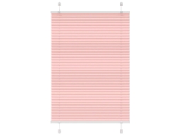 Vidaxl Rosa Plissada Cega 85x150 Cm Largura Tecido 84,4 Cm Poliéster