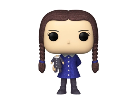 Figura Funko A FAMÍLIA ADDAMS Série de TV Wednesday Us Diamond Glitter Pop! Vinyl