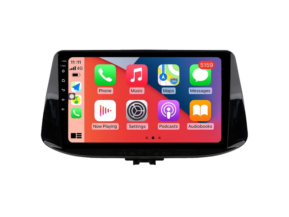 Auto Rádio Carro Bluetooth Autoradio 8GB RAM 128G ROM CarPlay Navegação GPS Ecrã Táctil RoverOne para Hyundai i30 2017 2018  