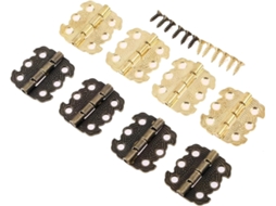 Conjunto De 4 Dobradiças 29x 27mm Para Móveis, Acessórios Para Armários E Caixas De Joias Dobradiças Pequenas Gavetas