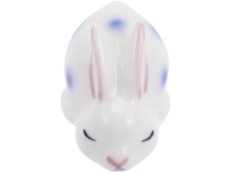 Presente Exclusivo: Coelho De Cerâmica Azul, Decoração Simples E Delicada