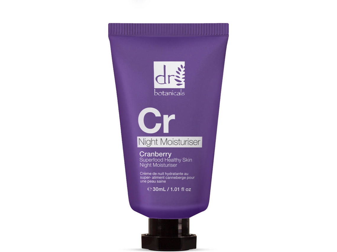 Creme de Rosto DR BOTANICALS Cranberry Superfood Healthy Skin Night (30ml)