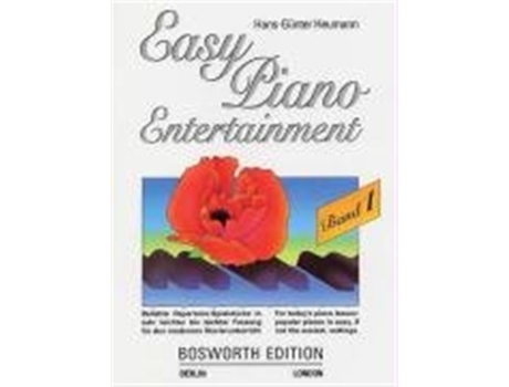 Livro easy piano entertainment 1 de hans g nter heumann (alemão)