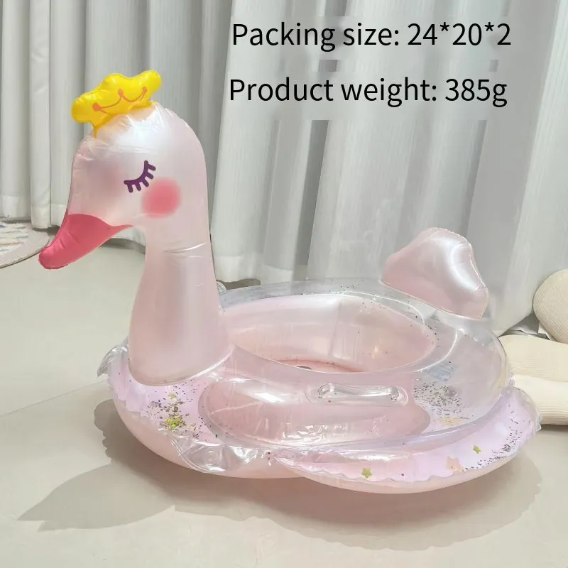 Piscina cadeirão de PVC com Brilhos e Base Inflável AOZORZ