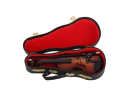 Modelo de Violino em Miniatura de Madeira | S/MARCA