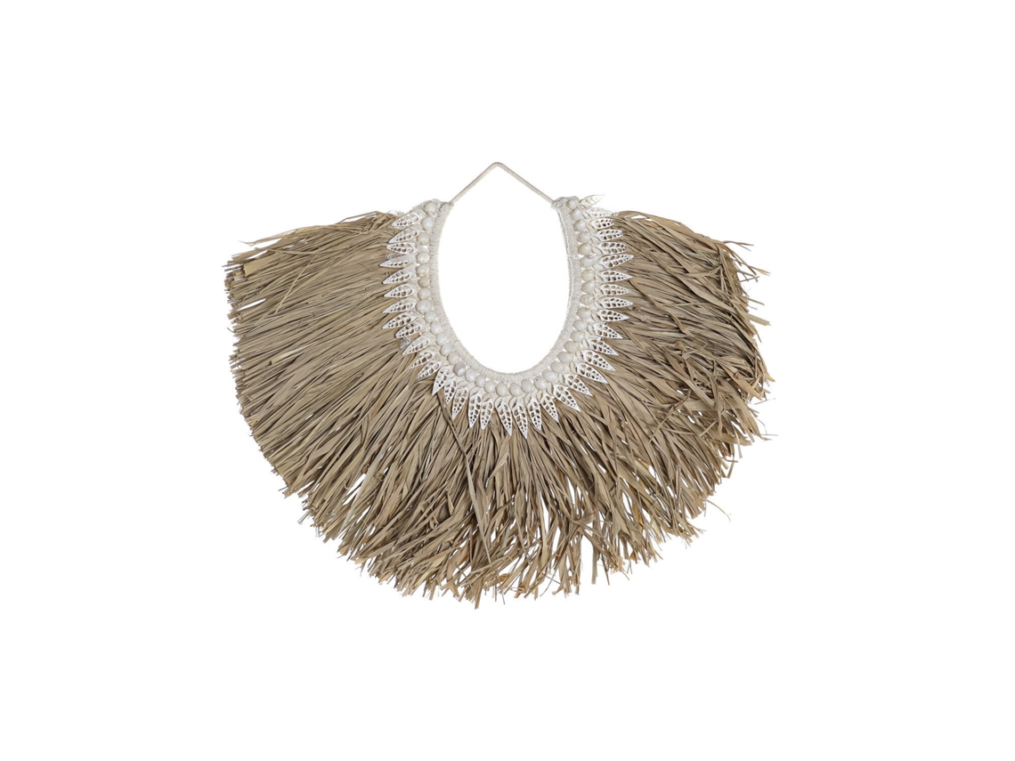 Decoração de Parede com Conchas de Fibra Marrom 70x3x57cm ALEXANDRA HOUSE LIVING