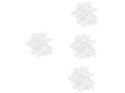 Conjunto de 4 Espaçadores Niveladores para Azulejos Cerâmicos de 2 Mm, 2000 Peças X 4 SFUSHOS