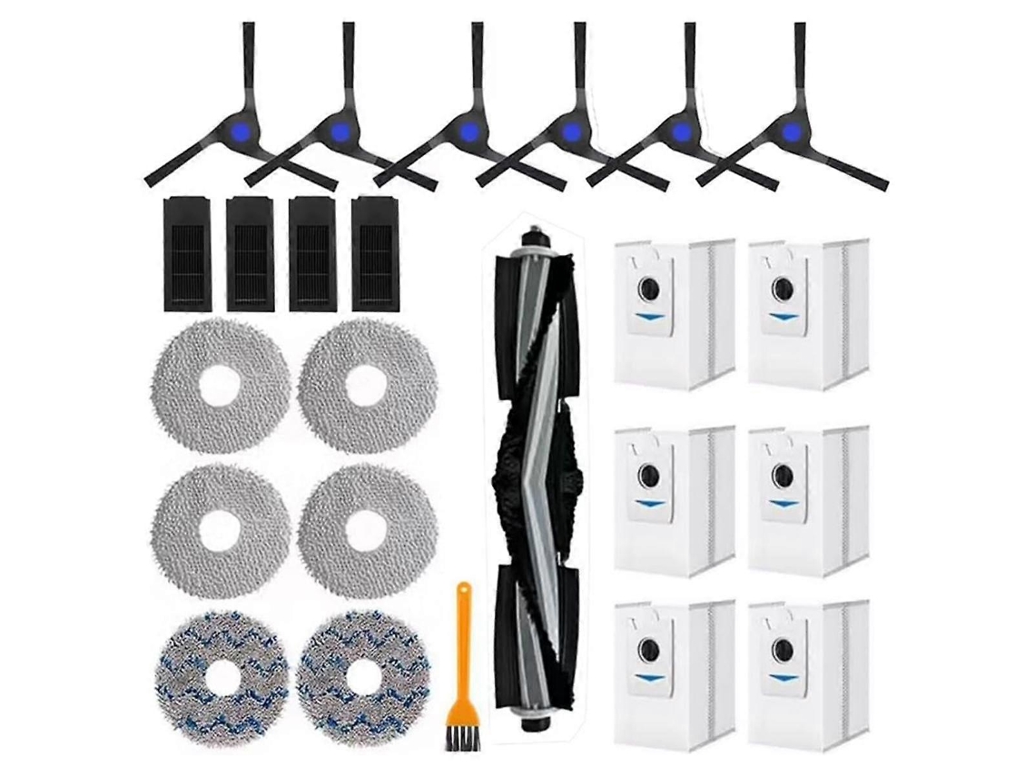 Peças De Reposição Para Deebot X2 Omni / X2 Pro / Dex86 Escova Principal, Escova Lateral, Filtro Hepa, Pano De Esfregão, Saco De Pó Brilvibera