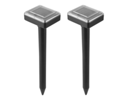 Repelente ultrassônico para animais, pacote com 2 unidades, repelente de mosquitos e roedores, Wavemouse, repelente ultrassônico para animais, para fazendas Leshp