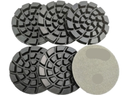 Conjunto De 6 Discos Diamantados Para Polimento Concreto, 10 Cm (4