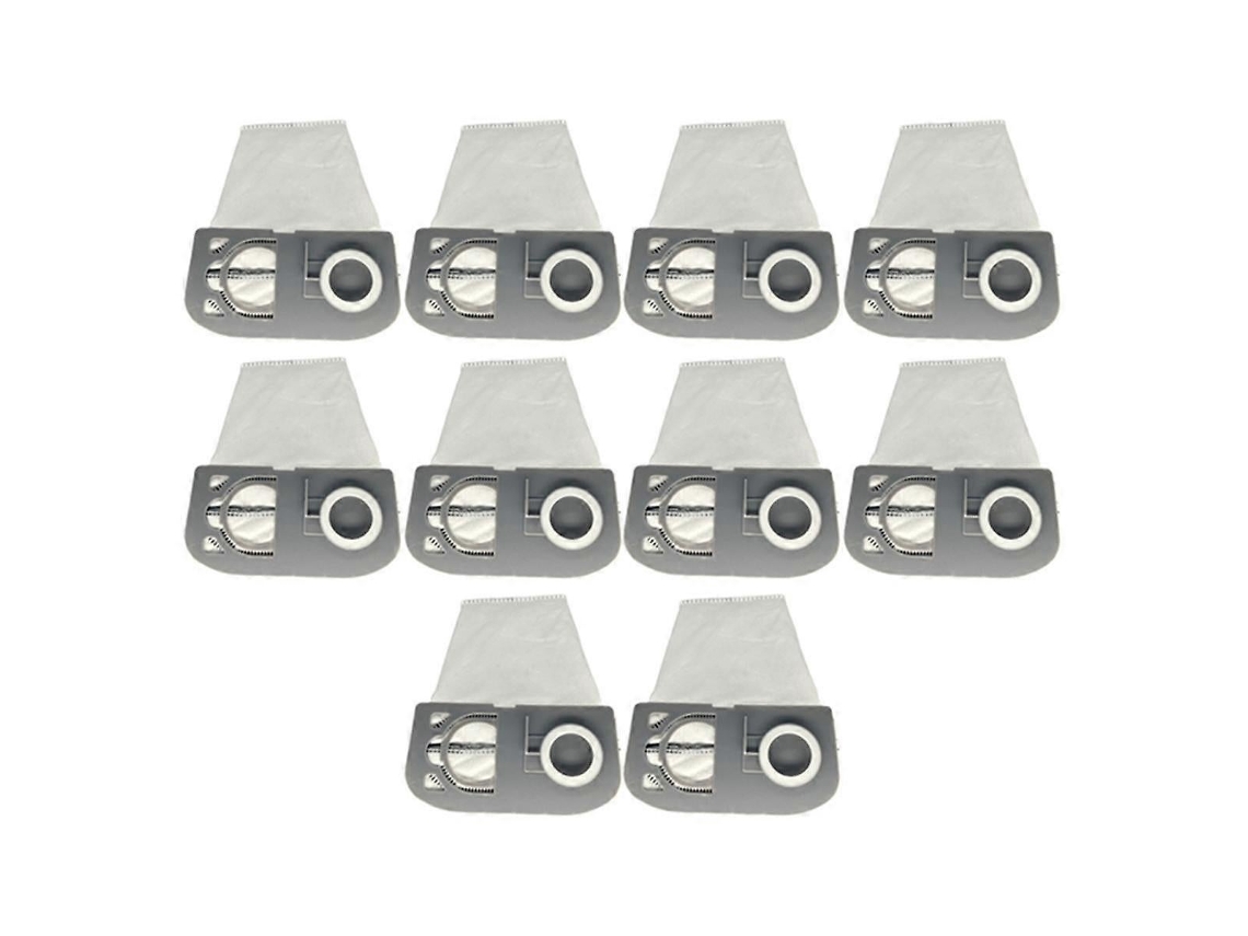 Conjunto De 10 Sacos Reposição Para Aspirador Pó Vertical Riccar Série R25 Peça R25hc 6 Tuotuo (r25s, R25d, R25p)