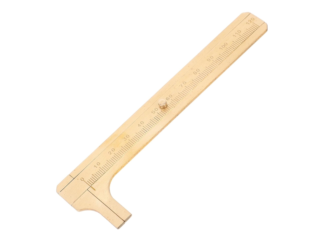 Paquímetro De Latão Canight, Medição, Mini Ferramenta Prática, 0,1",