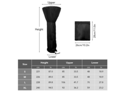 2026altiro-funda Para Calentador De Terraza Impermeable Y Resistente Al Viento, Funda Duradera Oxford Para Calentadores Exteriores Jardín Polivalente