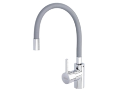 Grifo monomando fregadero flexible caño alto, grifo de cocina flexible caño alto.cartucho ceramico ø 35 mm.