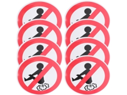 Adesivos Engraçados: Proibido Flatulência