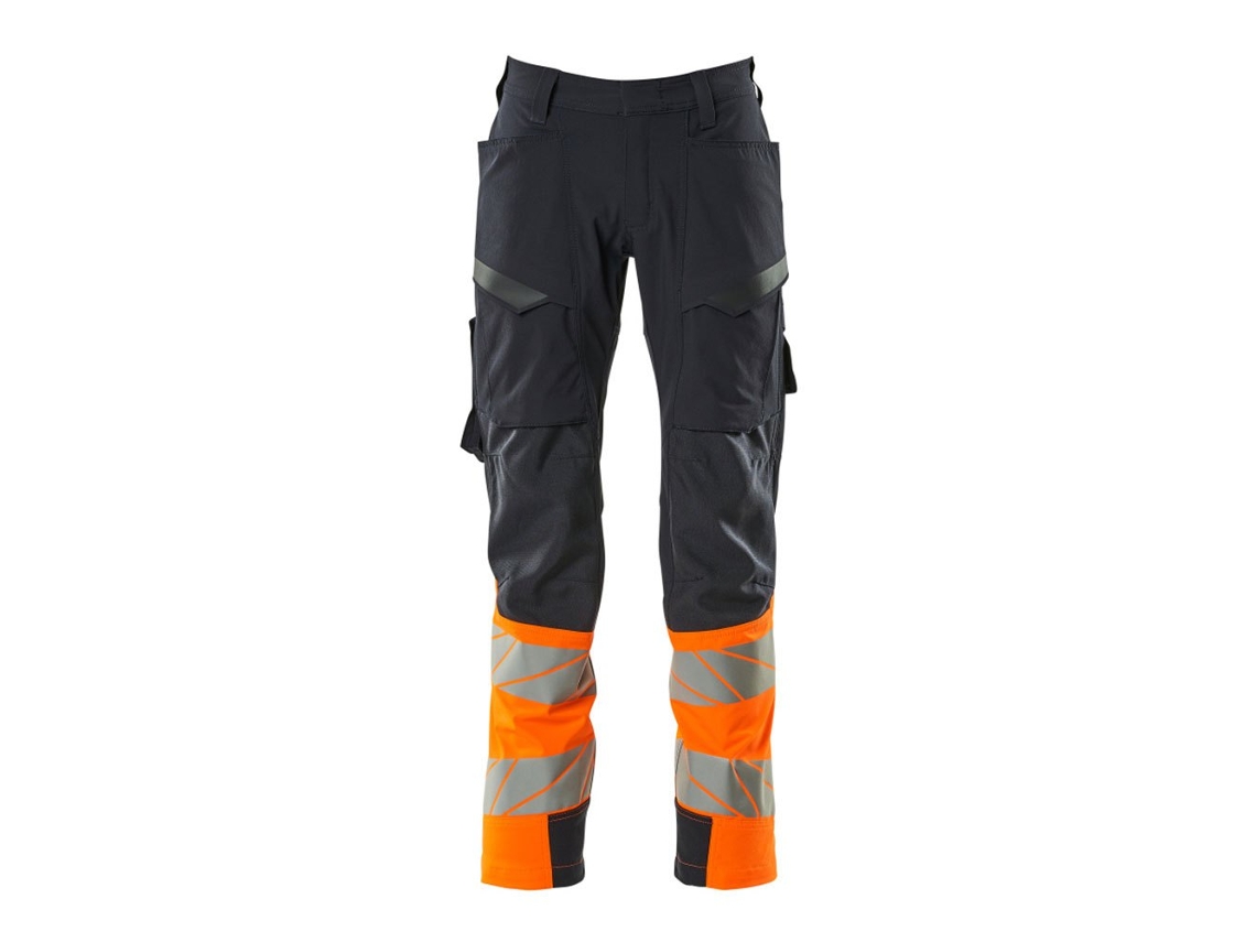 Calças Grandes Com Bolsos Nas Coxas Accelerate Safe 19379 Preto 54 / 32 MASCOT
