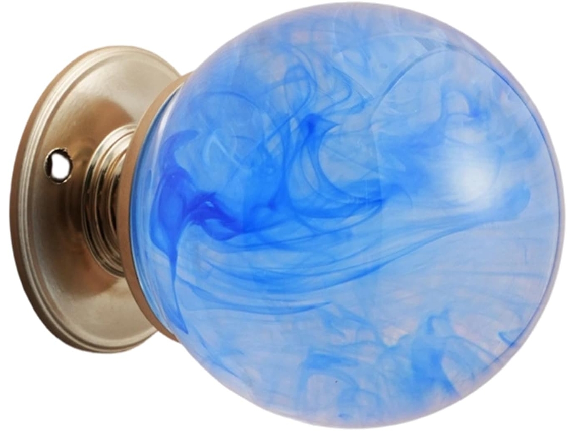 Puxador De Porta Em Resina Durável Com Esferas Cristal Translúcido Exclusivas Para Uso Confortável Interiores Elegantes