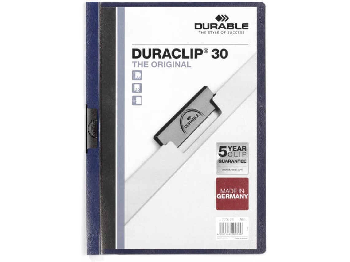 Pasta DURABLE DURACLIP Azul (A4 - PVC)