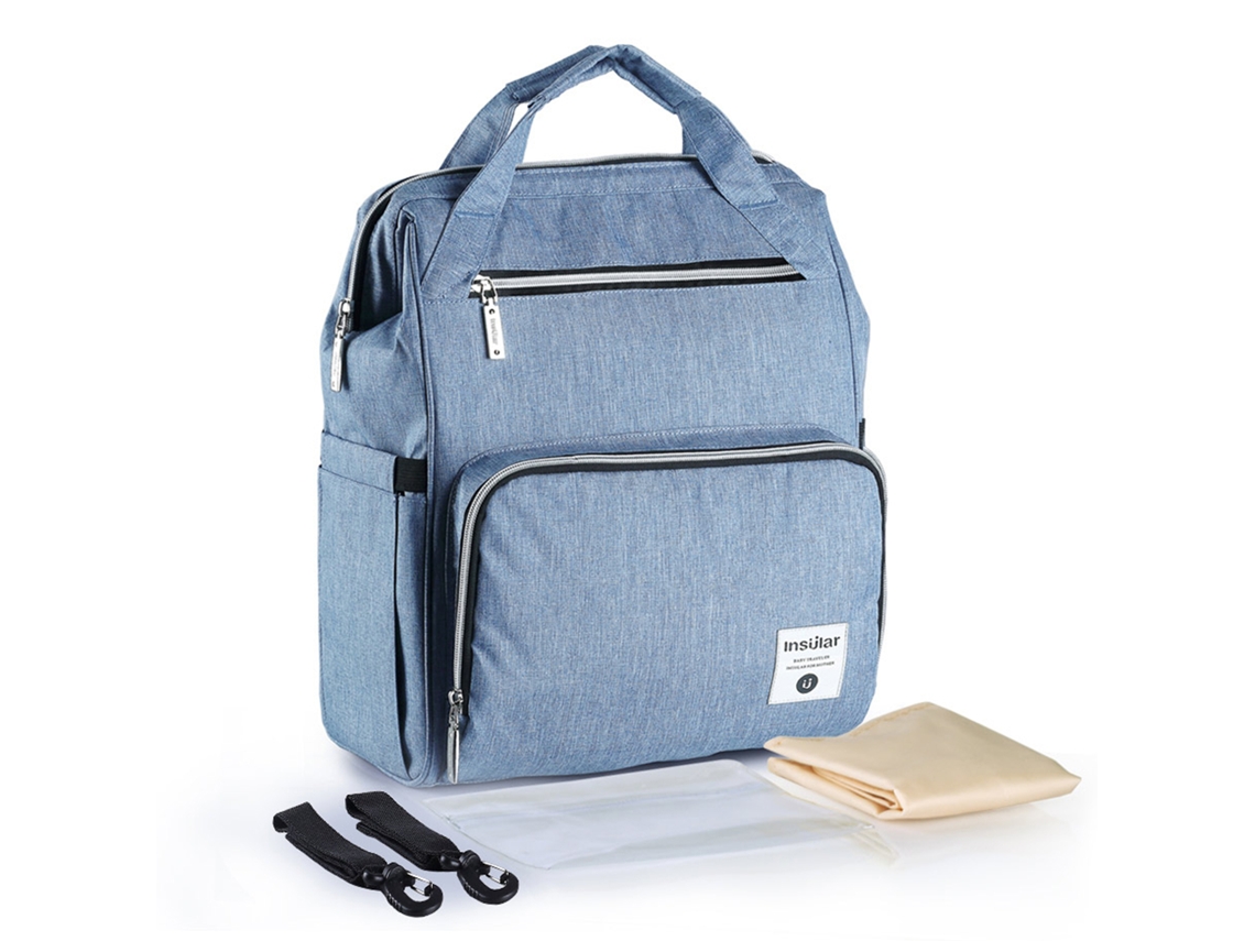 Mochila De Maternidade De Grande Capacidade Com Bolsos Isolados, Para Coche E Viagens, Mochila De Amamentação