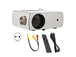 Projetor Portátil Mini Com Tela Móvel Home Theater Filme Pc
