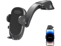 Suporte Para Celular Veicular Com Rotação De 360 Graus E Ventosa Portátil Para