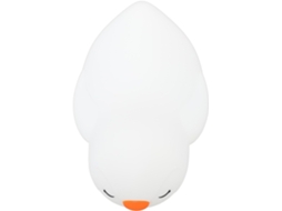 Luminária Noturna De Led, Pinguim Fofo Silicone, Macia E Aconchegante,