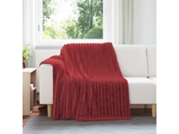 Vidaxl Cobertores De Sofá 6 Unid. Vermelho Bordeaux 200 X 150 Cm Lã