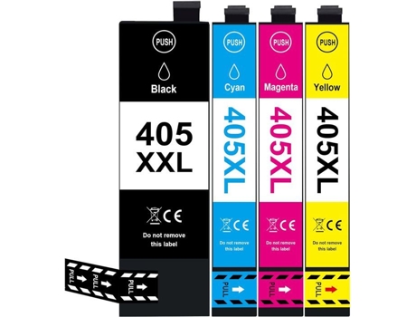 405xxl 405xl Cartucho De Tinta Compatível Para Epn 405 405xxl 405 Xl Multipack Para Epn Workforce Wf 7840dtwf Wf 7830dtwf Wf 7835dt Yongairuink