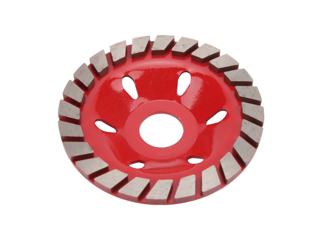 Rueda De Esmeril Diamante 100x20mm 24 Dientes Para Concreto Piedra Esmerilado Segmento